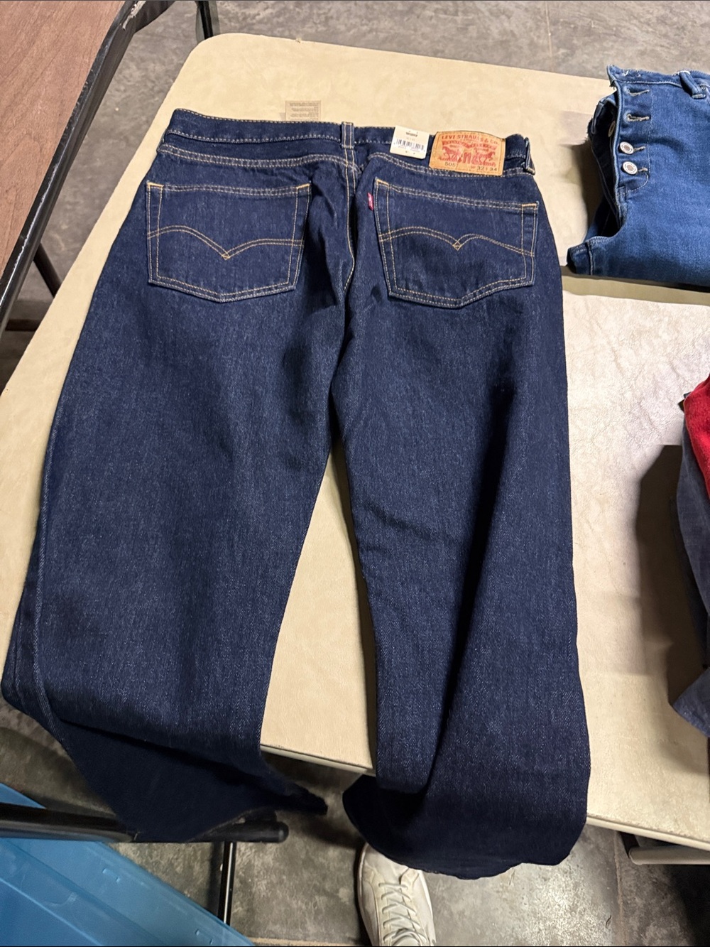 Levi's Men's Dark Indigo Relaxed Jeans